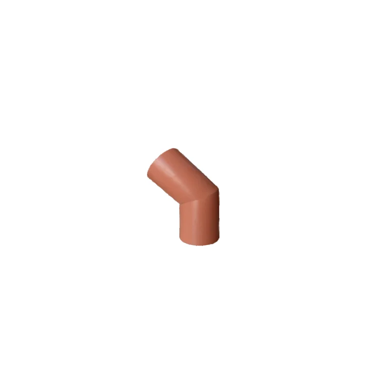 CODO ALCANTARILLADO PVC x 45°