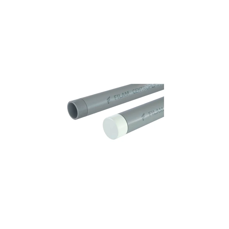 TUBO PVC C/ROSCA x 5mt